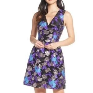Mark + James by Badgley Mischka Brocade Mini Dress 6